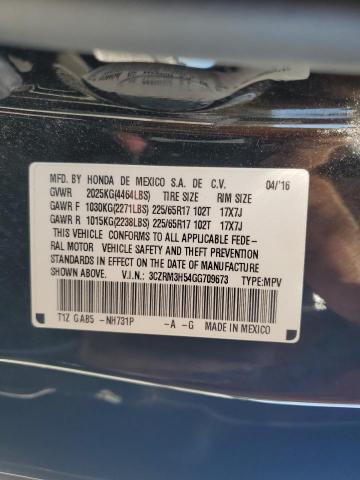 3CZRM3H54GG709673 Honda k24w9/k24v1
