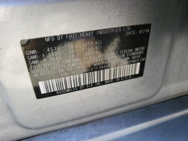4S3BNAL61F3008552 Subaru 2.5l u5