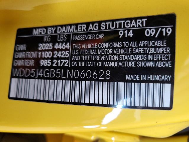 WDD5J4GB5LN060628 Mercedes-Benz m260