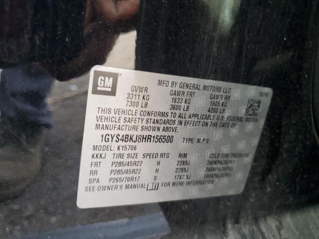 1GYS4BKJ8HR156500 Cadillac ESCALADE L