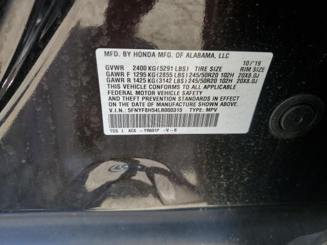 5FNYF8H54LB000315 Honda PASSPORT E