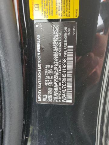 WBA4U7C5XH5H19258 BMW 2017