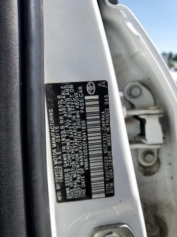 VNKKTUD35FA041830 Toyota 1nz-fe