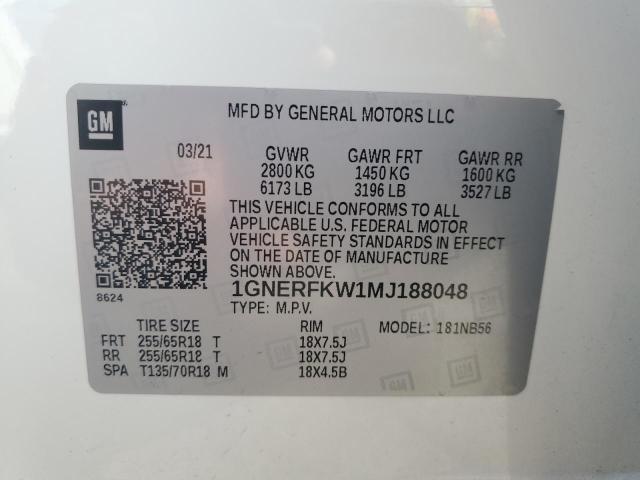 1GNERFKW1MJ188048 Chevrolet lfy