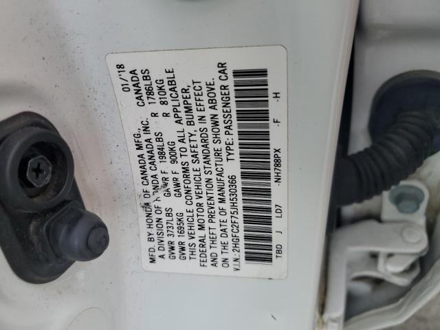 2HGFC2F75JH530366 Honda k20c2