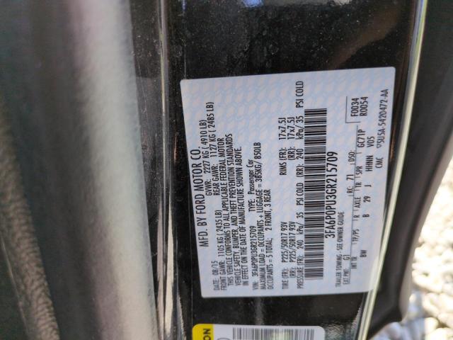 3FA6P0PU3GR215709 Ford FUSION SE