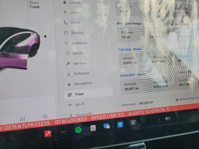 5YJ3E1EA7LF633235 Tesla MODEL 3