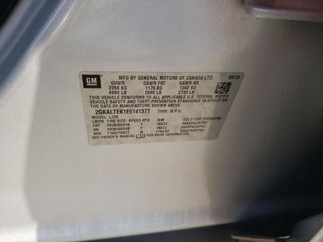 2GKALTEK1E6141377 GMC TERRAIN SL