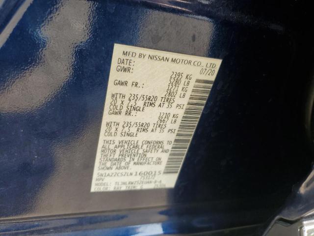 5N1AZ2CS2LN160015 Nissan 2020