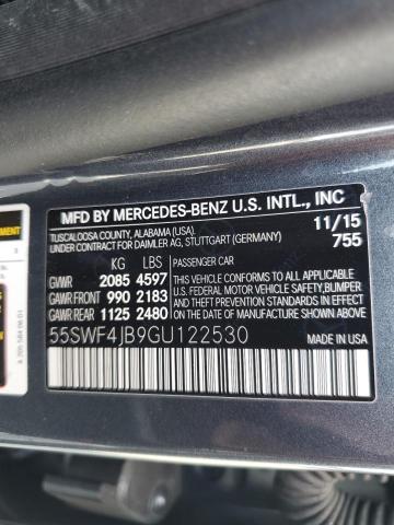 55SWF4JB9GU122530 Mercedes-Benz 2016