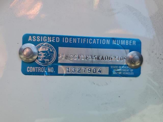 1HGCV1F35KA062109 Honda ACCORD SPO
