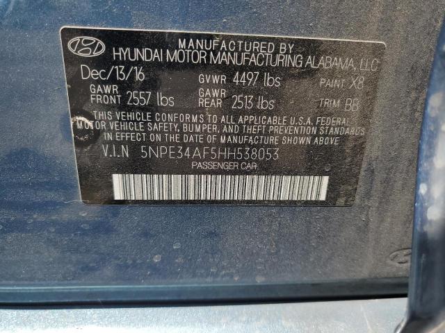 5NPE34AF5HH538053 Hyundai 2017