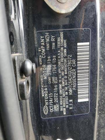 KMHTC6ADXGU278072 Hyundai dohc gdi gamma
