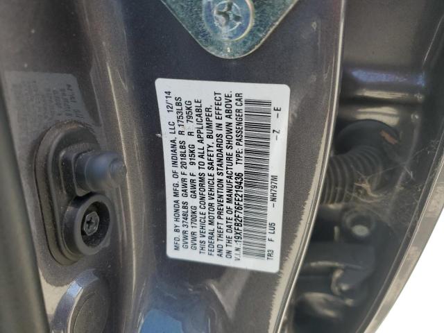 19XFB2F76FE219436 Honda CIVIC SE