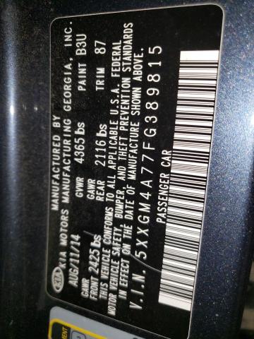 5XXGM4A77FG389815 KIA dohc gdi theta ii