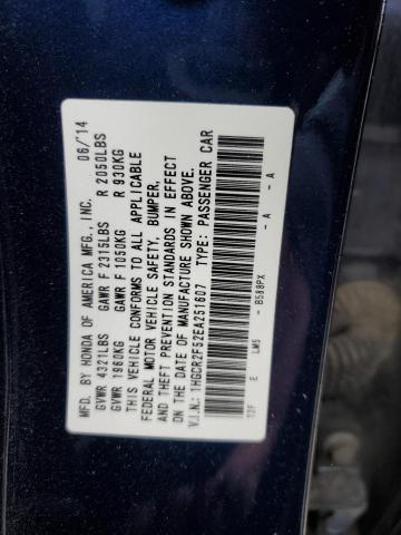 1HGCR2F52EA251607 Honda ACCORD SPO