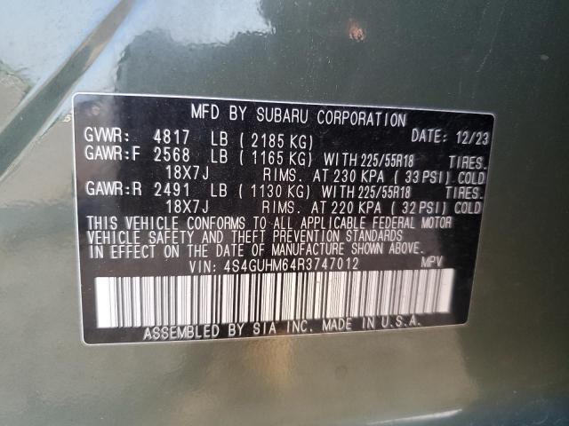 4S4GUHM64R3747012 Subaru Crosstrek