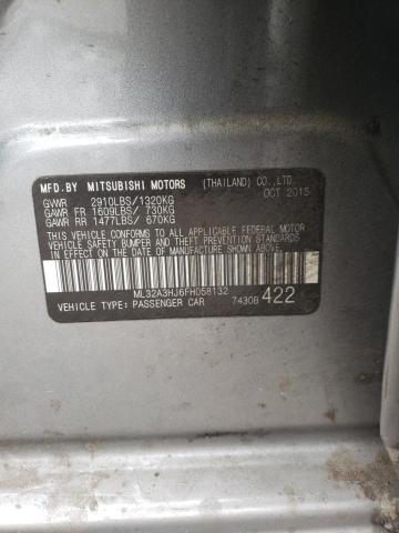 ML32A3HJ6FH058132 Mitsubishi 2015