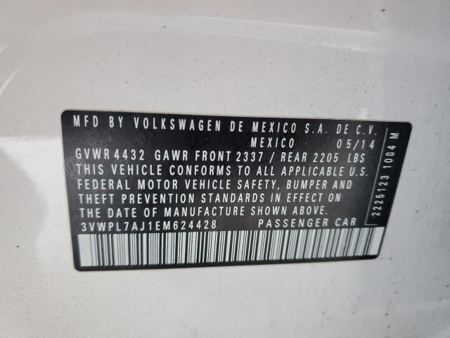 3VWPL7AJ1EM624428 Volkswagen 2014