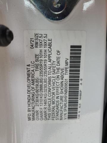 5FNRL6H91NB009531 Honda j35y7