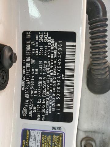5XYKWDA7XEG549961 KIA gasoline 3.3 v6 gdi lambda ii