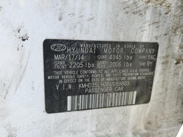 KMHD35LH0EU189803 Hyundai ELANTRA GT