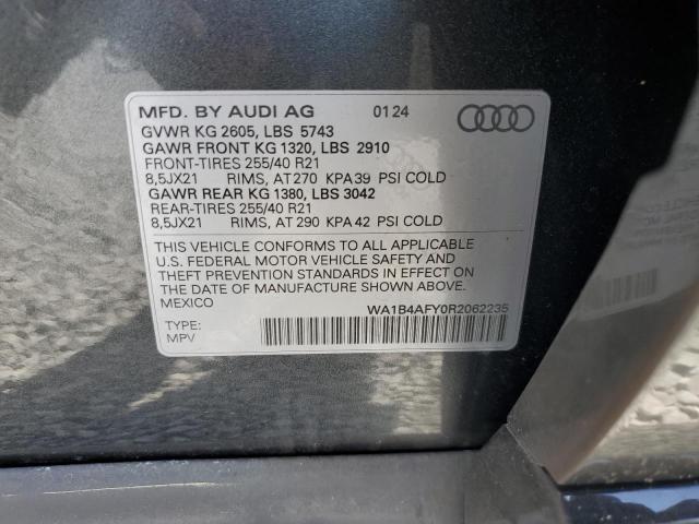WA1B4AFY0R2062235 Audi 3.0 tfsi