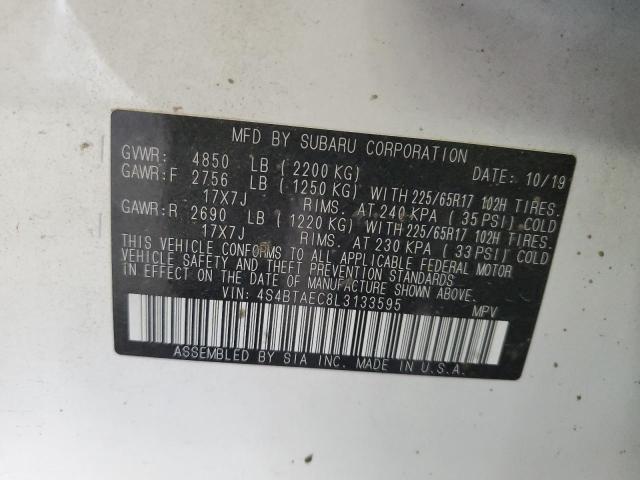 4S4BTAEC8L3133595 Subaru u5