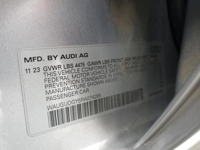 WAUGUDGY5RA074265 Audi 40 tfsi (2.0t)