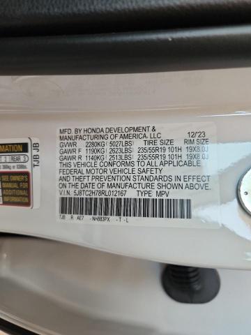 5J8TC2H78RL012167 Acura RDX ADVANC