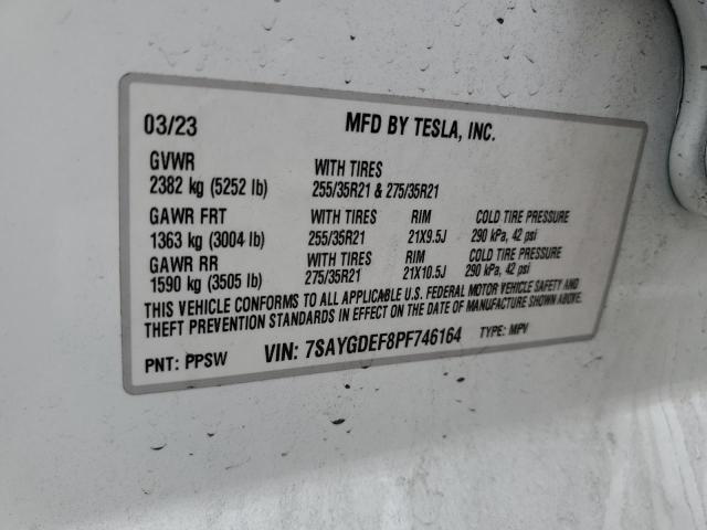 7SAYGDEF8PF746164 Tesla 2023