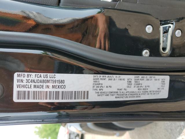 3C4NJDAB0MT591580 Jeep COMPASS SP
