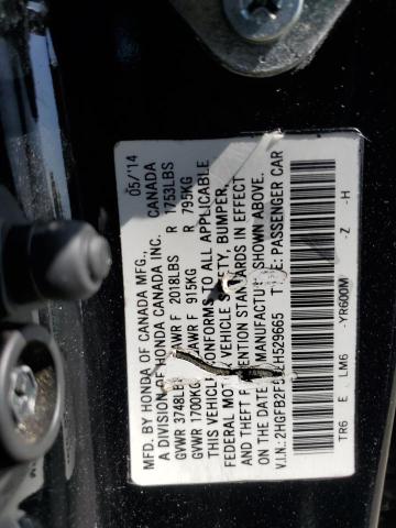 2HGFB2F50EH529665 Honda r18z1