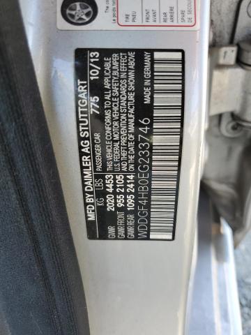 WDDGF4HB0EG233746 Mercedes-Benz 2014