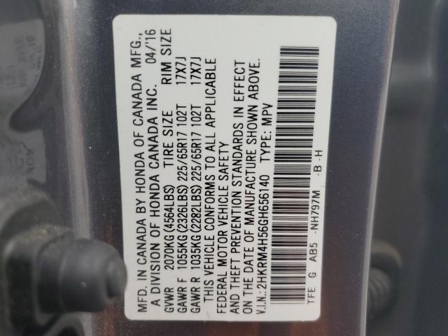 2HKRM4H56GH656140 Honda CR-V EX