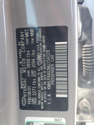 KMHLP4AG3MU154028 Hyundai mpi nu pe