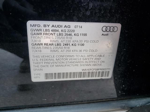 WA1EFCFS8FR002771 Audi Q3