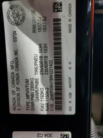 2HKRS6H78RH221402 Honda lfc3
