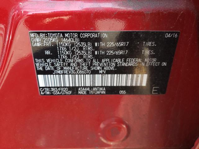 JTMBFREV3GJ086070 Toyota RAV4 LE