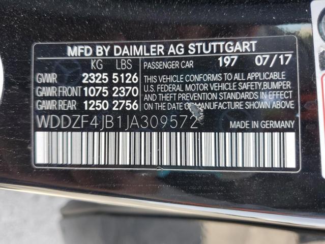 WDDZF4JB1JA309572 Mercedes-Benz E 300