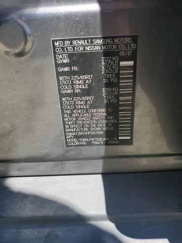 KNMAT2MVXHP587999 Nissan 2017