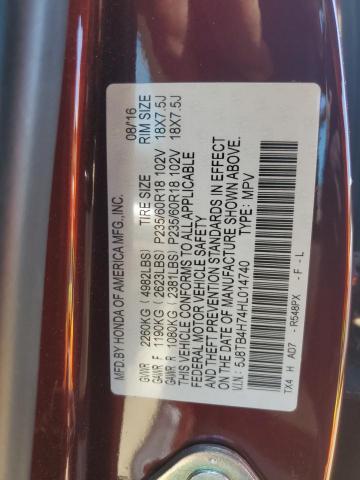5J8TB4H74HL014740 Acura j35z2