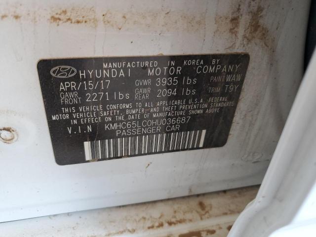 KMHC65LC0HU036687 Hyundai gdi kappa