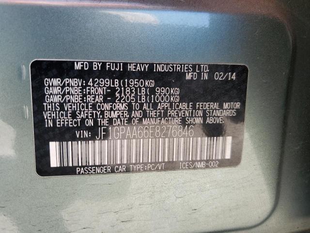 JF1GPAA66E8276846 Subaru 2014