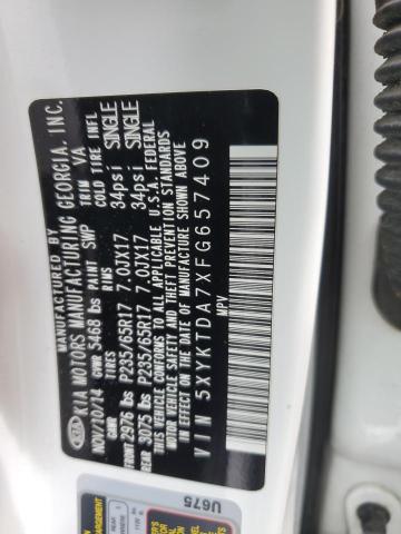 5XYKTDA7XFG657409 KIA gasoline 3.3 v6 gdi lambda ii