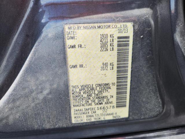 1N4AL3AP1EC166578 Nissan ALTIMA 2.5