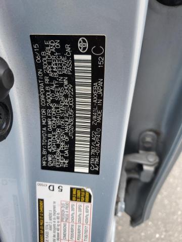 JTDZN3EU5FJ037229 Toyota 2zr-fxe+5jm