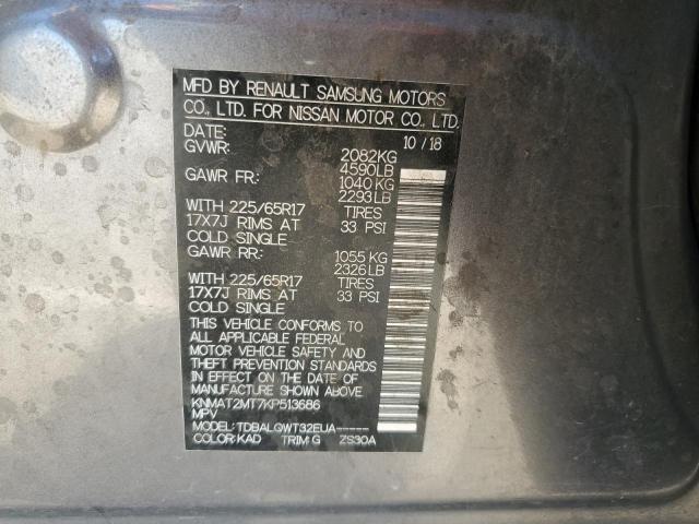 KNMAT2MT7KP513686 Nissan Rogue
