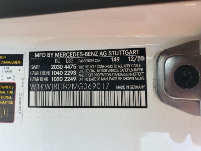 W1KWJ8DB2MG069017 Mercedes-Benz m264
