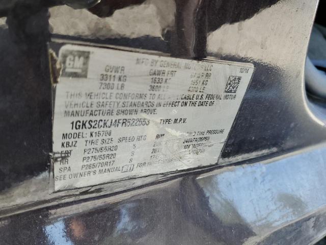 1GKS2CKJ4FR522553 GMC l86 - vvt, afm, e85 max, aluminum